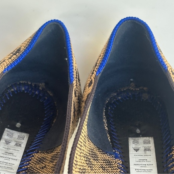 Rothy’s The Point Leopard Print Flats Size 7.5 Retired Style - Picture 11 of 12